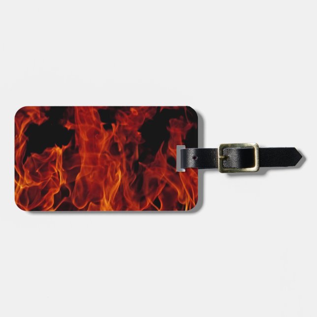 Fire Luggage Tag (Front Horizontal)