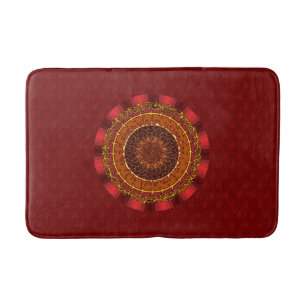 Fire Mandala Bath Mat