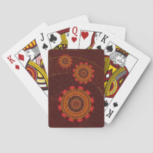 Fire Mandala Classic Playing Cards