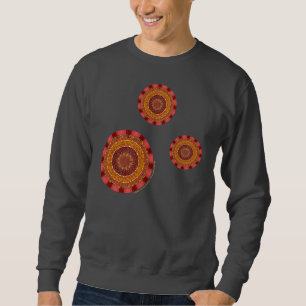 Fire Mandala Men's Dark Shirt
