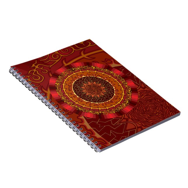 Fire Mandala Notebook (Right Side)