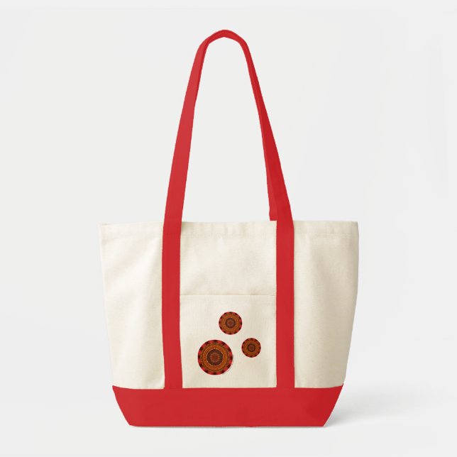 Fire Mandala Tote Bag (Front)