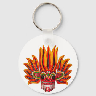 Fire Mask T-Shirt Key Ring