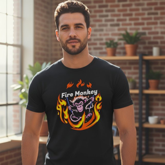 Fire Monkey T-Shirt (Creator Uploaded)