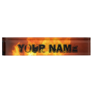 Fire Name Plate