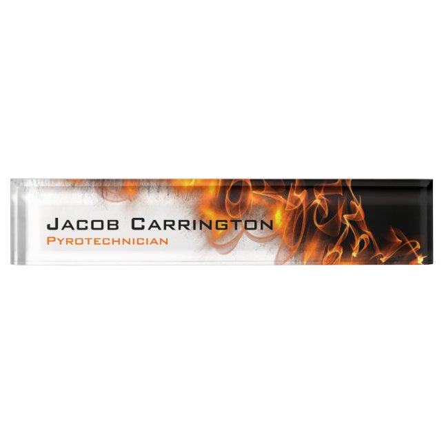 Fire! Nameplate (Front)