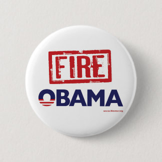 Fire Obama 6 Cm Round Badge