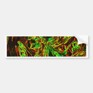 Fire of moon bumper sticker
