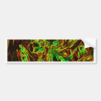 Fire of moon bumper sticker