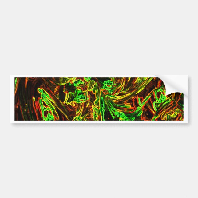 Fire of moon bumper sticker (Front)