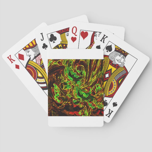 Fire of moon playing cards (Back)