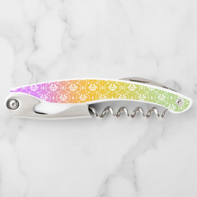 Fire Ombre in Purple Dreams Corkscrew (Front)