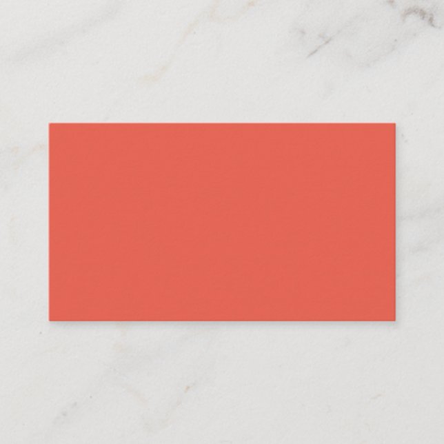 Fire Opal Custom Business Card (Front)
