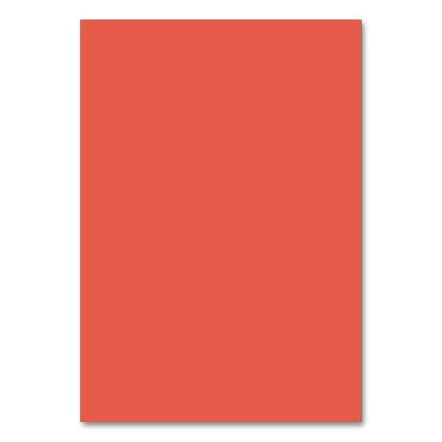Fire Opal Custom Table Card (Front)