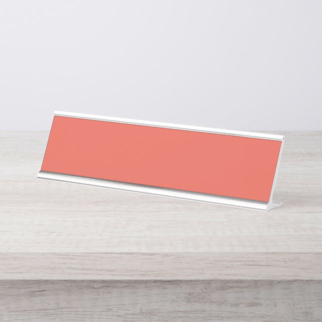 Fire Opal Desk Name Plate – Customisable (Front)