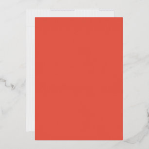 Fire Opal Foil Invitation Card – Customisable