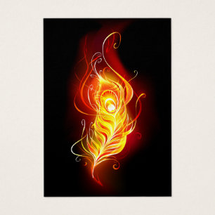 Fire Peacock Feather