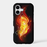 Fire Peacock Feather