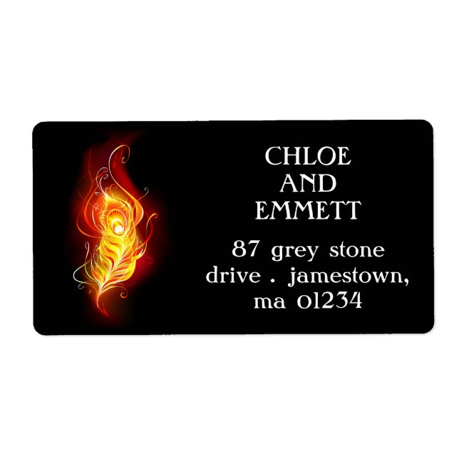 Fire Peacock Feather (Front)