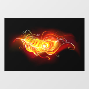 Fire Peacock Feather
