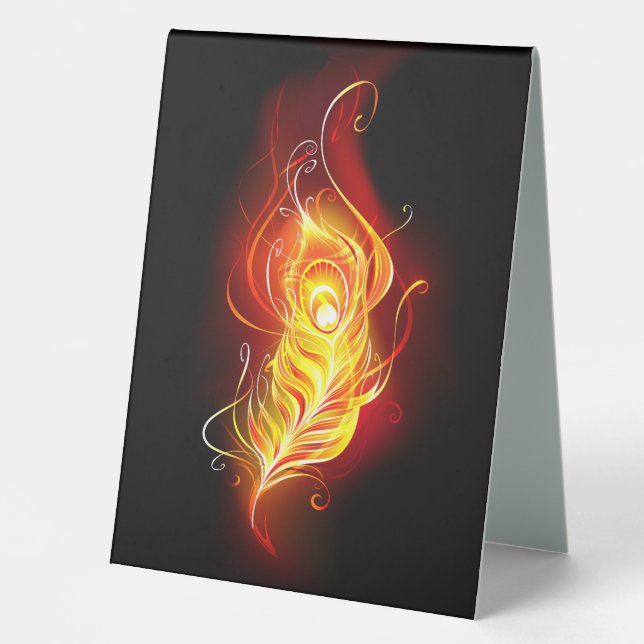 Fire Peacock Feather (Front)