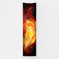 Fire Peacock Feather