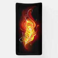 Fire Peacock Feather