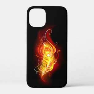 Fire Peacock Feather iPhone 12 Mini Case