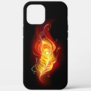 Fire Peacock Feather iPhone 12 Pro Max Case