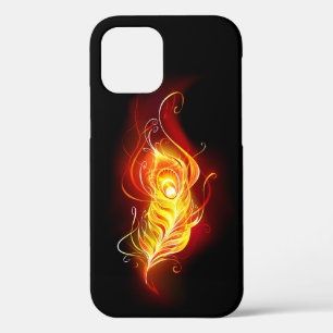Fire Peacock Feather iPhone 12 Pro Case