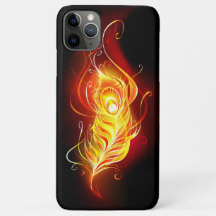 Fire Peacock Feather iPhone 11 Pro Max Case