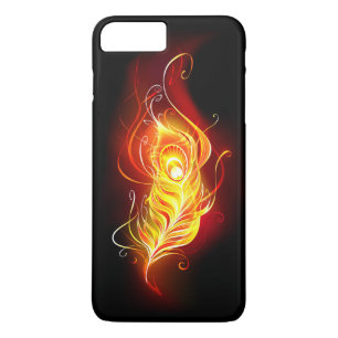Fire Peacock Feather iPhone 8 Plus/7 Plus Case
