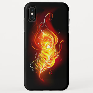Fire Peacock Feather iPhone XS Max Case