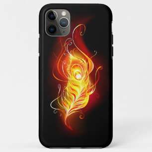 Fire Peacock Feather iPhone 11 Pro Max Case