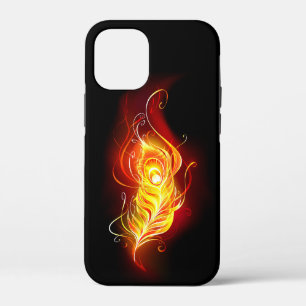 Fire Peacock Feather iPhone 12 Mini Case