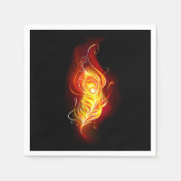 Fire Peacock Feather
