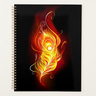 Fire Peacock Feather Planner
