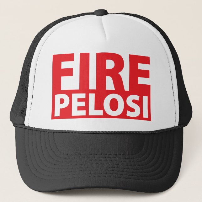 Fire Pelosi Trucker Hat (Front)