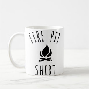 Fire Pit Lake Life Funny Campfire Bonfire Camping Coffee Mug