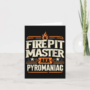 Fire Pit Master Pyromancy Pyrotechnics Fire Pit Lo Card
