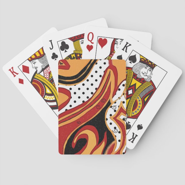 Fire Playing Cards (Back)