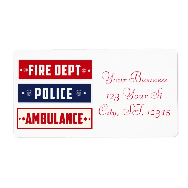 Fire Police Ambulance Thunder_Cove (Front)