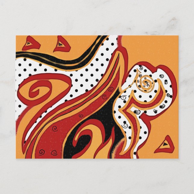 Fire Postcard (Front)