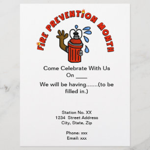 Fire Prevention Month Flyers To Customise