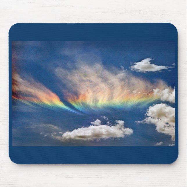 Fire Rainbow Mousepad (Front)