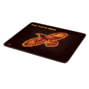 Fire Raven Cutting Board