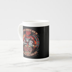 Fire Rescue We Always Run In Bone China Mug
