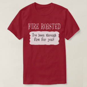 FIRE ROASTED Hot Packet Halloween Taco Costume T-Shirt