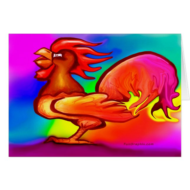 Fire Rooster (Front Horizontal)