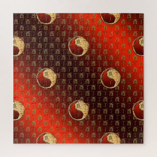 Fire Rooster Jigsaw Puzzle